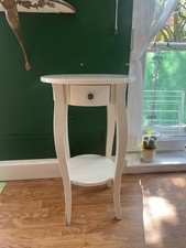 Ikea Hemnes Carb P2 Round White Tall Table