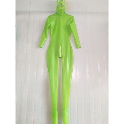 Latex rubber gummi catsuit - gummi,