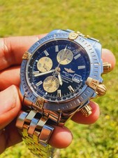 Breitling chronomat 18k gold - breitling,
