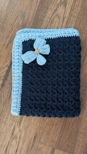Hand crochet baby blanket - crochet,
