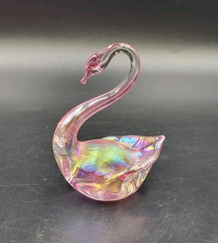 Vintage heron glass hand blown - vintage,