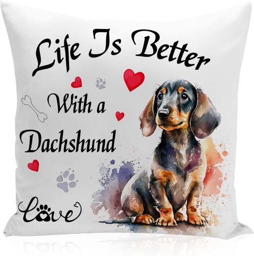 Cushion cover dachshund - cushion,