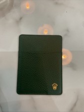 Rolex Green Leather Wallet 101