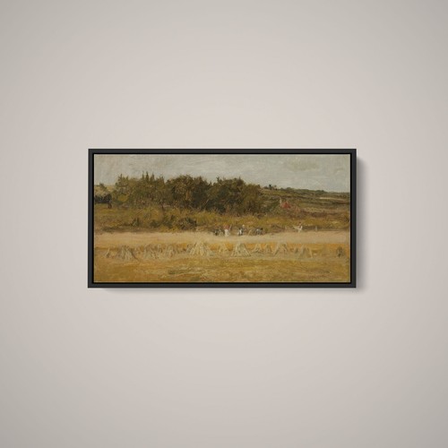 Eastman johnson landscape - johnson,