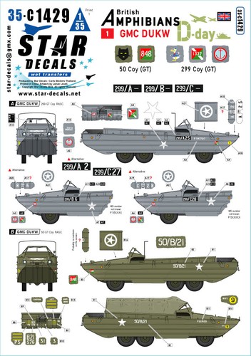 Star decals c1429 35 - decals, 1:35