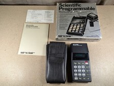Sinclair Scientific Programmable Calculator Vintage LED Boxed + Instructions 