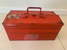 vintage Halfords red metal