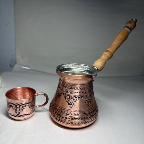 Turkish coffee copper pot - turkish,