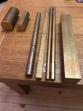 Mixed Brass Bars Hex Round Square 10mm 35mm 15mm Engineering Turning Lot