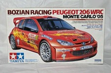 Tamiya Peugeot 206 WRC 'Bozian Racing' Monte Carlo '05 Rally Car 1/24 Model Kit