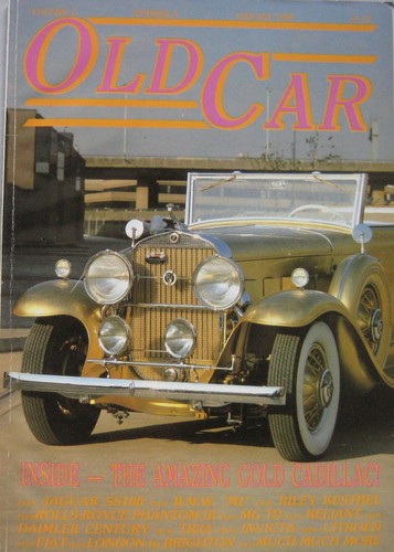 Old car magazine - car,
