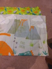 Dinosaur single duvet cover set with pillowcase