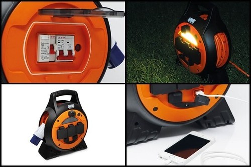Roller mobile mains - power, unit