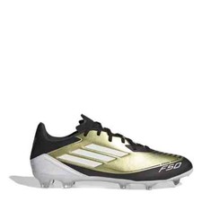 ADIDAS Mens Gold & Black F50 League FG/MG Football Boots UK 6 NEW