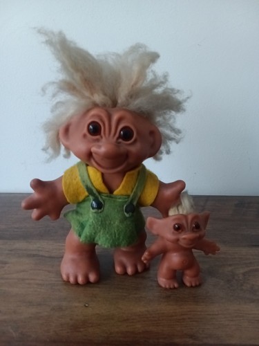 Vintage thomas dam troll - thomas, doll