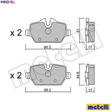 BRAKE PAD SET DISC BRAKE