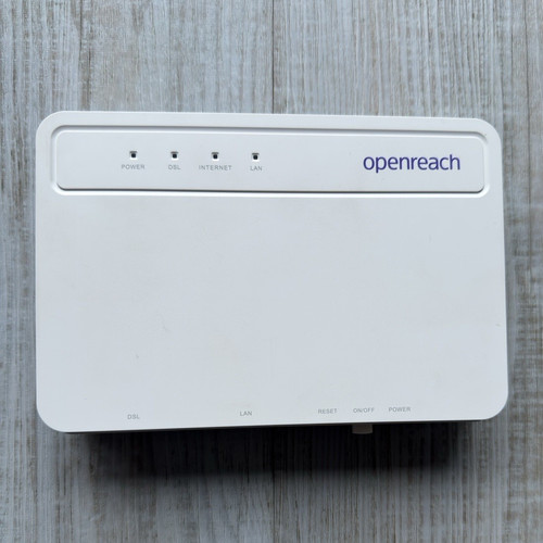 Openreach fast dsl modem - g.fast,