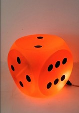 Vintage Giant Dice Lamp 1970s