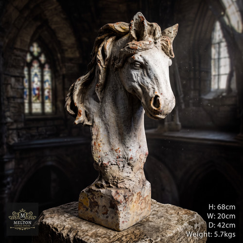 Horse head sculpture - horse,