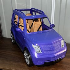 Barbie SUV Jeep Car Vehicle Purple 2016