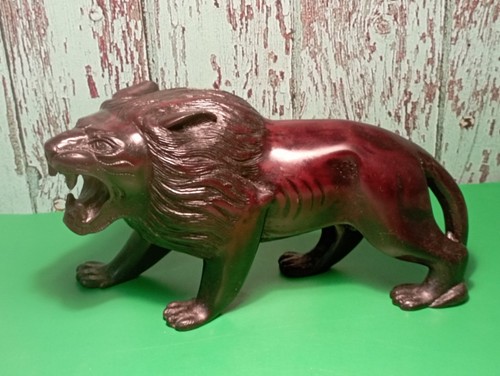 Hand carved african lion - carved,