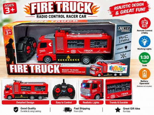 Fire truck rescue ready - truck, rescue,