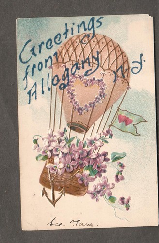 1909 embossed post card