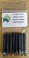 16 x XLarge Black 3mm Silicone