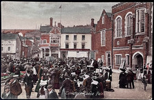 Tavistock Goose Fair Devon. Early 1900s Unposted Postcard. Frith's Series