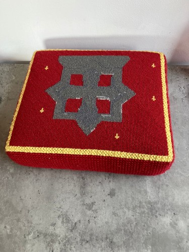 Vintage needlepoint church - vintage,