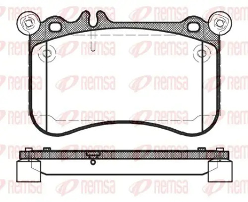 Brake pads front axle - brake,