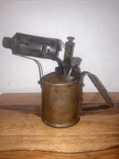 Vintage Buflam Chas Twigg & Co Brass Blow Lamp / Torch 20cm Tall