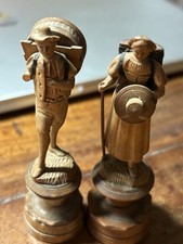 Antique Small Wooden Figures