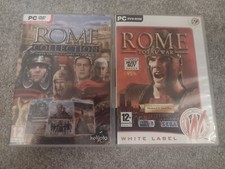 ROME COLLECTION AND ROME: TOTAL WAR - STRATEGY 2 GAME BUNDLE SET - PC DVD-ROM