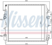 GENUINE NISSESNS RADIATOR FOR