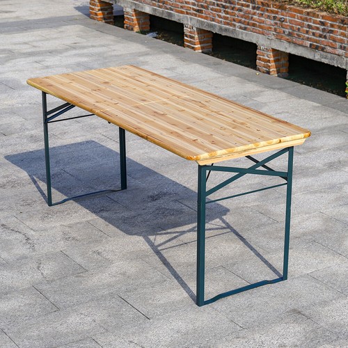 Large wooden garden - wooden, table