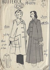 1940s Vintage Sewing Pattern