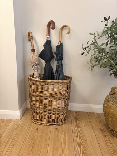 Large oval woven - oval, wicker