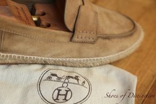 Hermes Tan Brown Suede