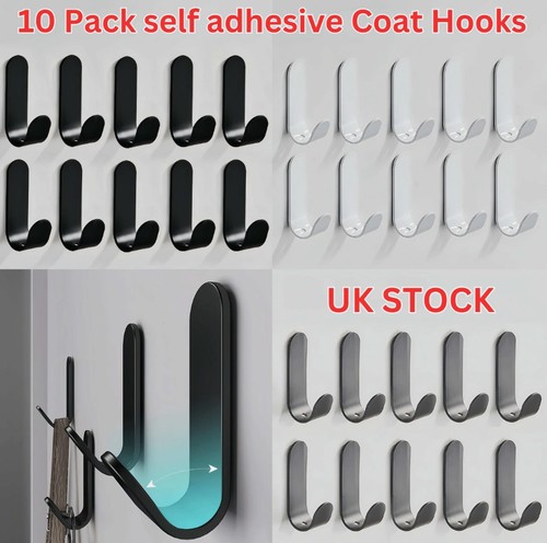 10pcs self adhesive hooks - self,