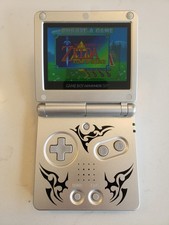 Nintendo Game Boy Advance SP Tribal IPS Laminated V5 FRM OSD + New Battery