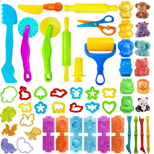Basic dough clay tools kits - dough,