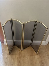 Brass Effect Folding Fire