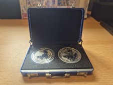 2 X 1 Oz Silver Britannia
