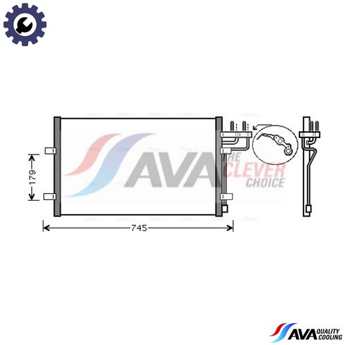 Condenser air conditioning - condenser,