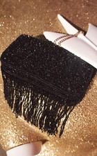 ZARA fringe sequin crossbody