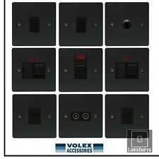 Volex Flat Matt Black Light