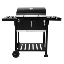 Charcoal bbq grill trolley - charcoal,