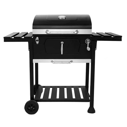 Charcoal bbq grill - grill, trolley