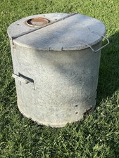 Old Galvanized Feed Bin￼
